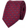 Kravata Bubibubi kravata s velrybami červená