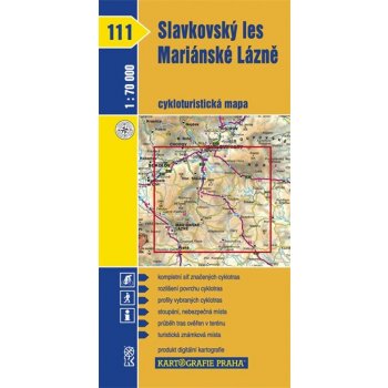 Slavkovský les Mariánské lázně mapa 1:70 000 č. 111