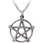 Alchemy Gothic Přívěsek pentagram Wicca P786 – Hledejceny.cz