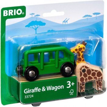 Brio Safari vagón s žirafou