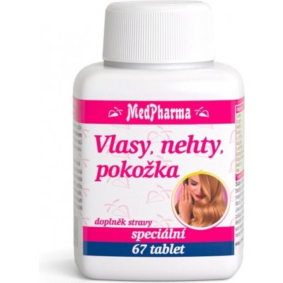 MedPharma Vlasy kůže nehty 67 tablet – Hledejceny.cz