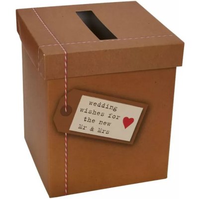 Svatební box na dary Just My Type 21x25x22 cm – Sleviste.cz