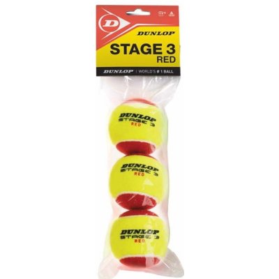 Dunlop Stage 3 Red 3ks – Zboží Mobilmania