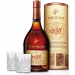 Rémy Martin 1738 Accord Royal 40% 0,7 l (dárkové balení 2 sklenice) – Zboží Dáma