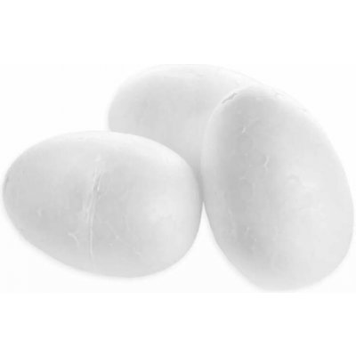 Lepaso Vajíčka polystyren 6ks/7cm bílá 539752 – Hledejceny.cz