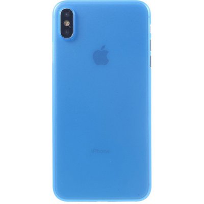 Pouzdro AppleMix Apple iPhone Xs Max - ochrana čočky - ultratenké - plastové - matné - modré