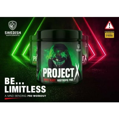 Švédsko Supplements Project X 320 g