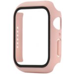 VSECHNONAMOBIL Plastový kryt s ochranným sklem pro Apple Watch 6 / SE / 5/4 44mm růžový 34672 – Zboží Živě