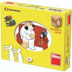 Dino obrázkové kostky Kachna 6 kostek – Hledejceny.cz