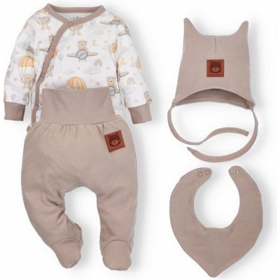 NINI Soupravička s polodupačkami Méďa Pilot – Zboží Mobilmania