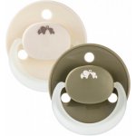 Bebeconfort šidítko silikon symetrické svíticí Sand/Green 2 ks – Zbozi.Blesk.cz