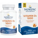 Nordic Naturals Vitamin D3 1000 120 Softgels pomeranč – Hledejceny.cz