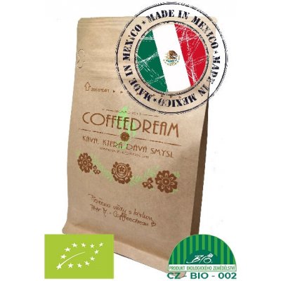 Coffeedream Káva Mexiko Altura Organic hrubé mletí frenchpress filtrovaná káva A10 250 g – Zboží Dáma