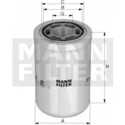 MANN FILTER Filtr hydrauliky WH 980/7 – Hledejceny.cz