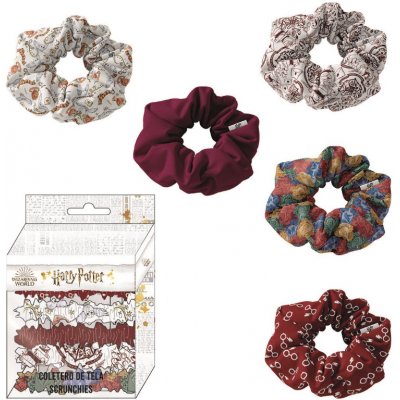 Cerda Scrunchies gumičky do vlasů 5ks HARRY POTTER, 2500001919