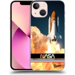 Pouzdro Picasee silikonové Apple iPhone 13 mini - Space Shuttle černé – Zboží Mobilmania
