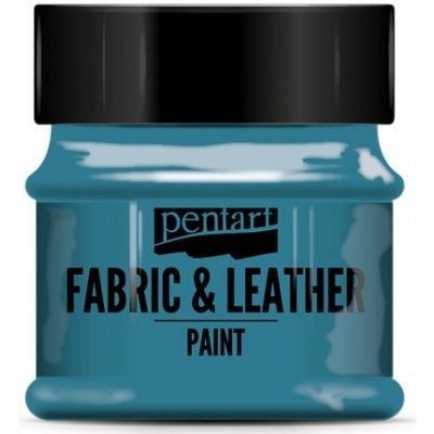 Pentart Barva na kůži a textil 50 ml tyrkysově modrá – Zboží Dáma