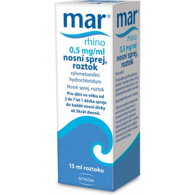 Mar Rhino 0,05% nosní sprej 0,5 mg/mg NAS SPR SOL 15 ml – Zboží Dáma