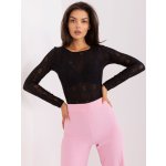 Basic průsvitné vzorované body lk-bo-509361.50p-black – Zboží Dáma