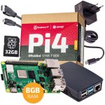 Raspberry Pi 4B, Oficiální STAR-T Box, Raspberry Pi RPi 4B 8 GB Raspberry Pi – Zbozi.Blesk.cz