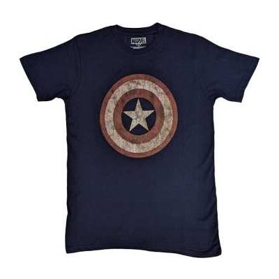 Marvel Comics T-shirt: Captain America Embroidered Shield – Zboží Mobilmania