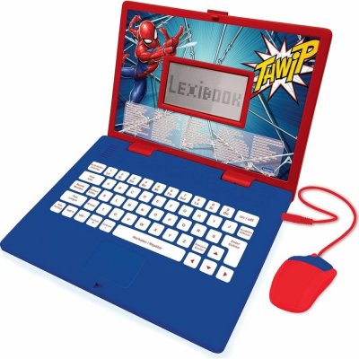 Lexibook česko‑anglický vzdělávací notebook SPIDER-MAN pro děti – Sleviste.cz