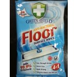 GREEN SHIELD Čistící vlhčené ubrousky na tvrdé podlahy antibakteriální 24 ks – Zboží Dáma