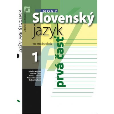 Nový Slovenský jazyk pre stredné školy 1 (zošit pre študenta) 1.časť – Zboží Mobilmania