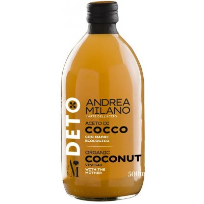 Andrea Milano Kokosový ocet s mateční kulturou 500 ml – Sleviste.cz