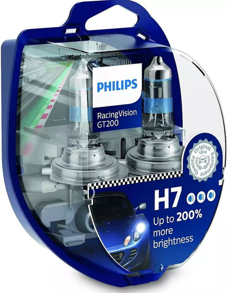 Philips RacingVision GT200 12972RGTS2 H7 PX26d 12V 55W 2 ks od 530 Kč -  Heureka.cz