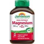 Jamieson Hořčík 500 mg s vitaminem D 500 IU 60 tablet – Hledejceny.cz
