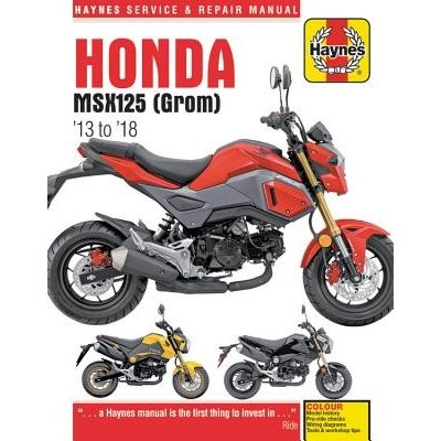Honda Msx125 Grom 13 to 18: Haynes Service & Repair Manual Editors of Haynes ManualsPaperback – Hledejceny.cz