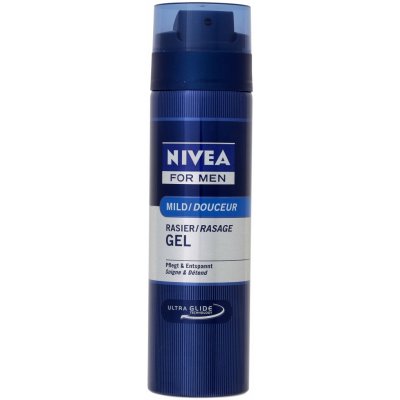 Nivea For Men Mild gel na holení pro muže 200 ml – Zboží Mobilmania