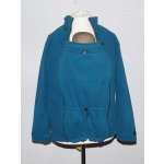 Šanami fleecová mikina pro nošení dětí a těhotné maminky 3v1 petrolejová – Zboží Dáma