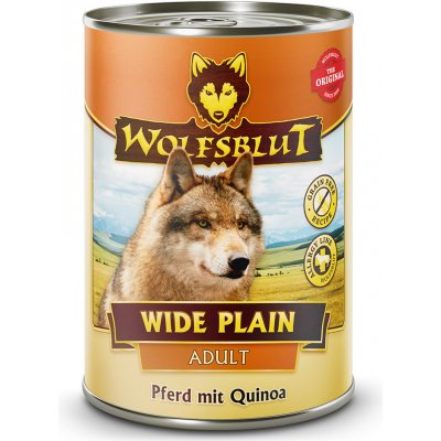 Wolfsblut konz. Wide Plain Quinoa Adult 395g - kůň a quinoa