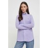 Dámská košile Polo Ralph Lauren regular s klasickým límcem 211924258 fialová