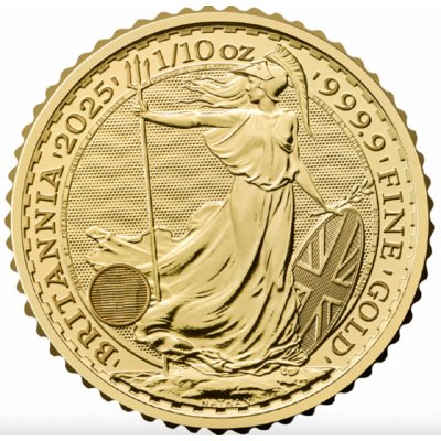 Britannia zlatá mince 2025 1/10 oz – Sleviste.cz