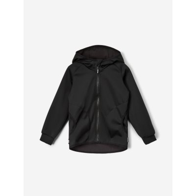Unuo dětská softshellová bunda s fleecem pružná Basic černá – Zbozi.Blesk.cz