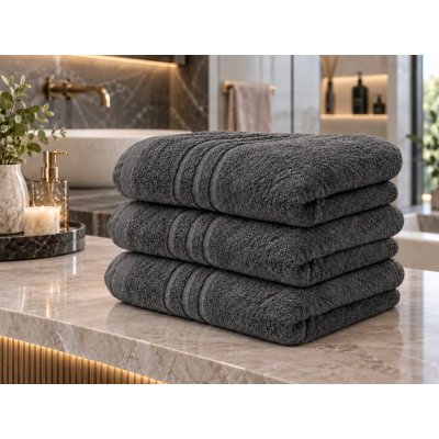 Textilomanie Osuška Comfort 70 x 140 cm tmavě šedá – Hledejceny.cz