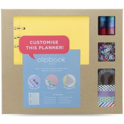 Filofax Blok s doplňky Clipbook A5 Pastelová žlutá