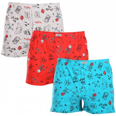 Andrie PS 5802 červené pánské trenýrky Valentýn červená – Hledejceny.cz