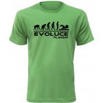 Pánské tričko Evoluce Plavání zelená – Zboží Mobilmania