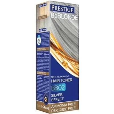 Prestige Be Blonde Semi-permanentní BB02 stříbrný 100 ml – Zboží Mobilmania