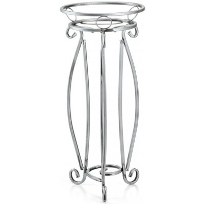 Dąstal STOJAN NA KVĚTINÁČ SHANU 62 x 28 CM STŘÍBRNÁ – Zboží Dáma