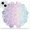 Pouzdro a kryt na mobilní telefon Apple Mobiwear flip Apple iPhone 15 - M008S Mandala