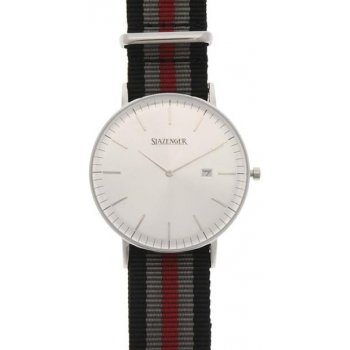 Slazenger Retro 12 Watch Mens Blk/Grey/Red