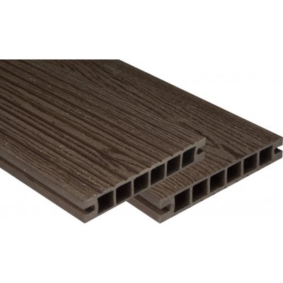 Windoor Terasa Delux 28x160 mm 3000 mm Tmavě hnědé 1 ks – Hledejceny.cz