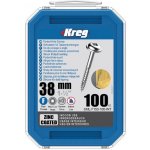 Kreg Maxi-Loc, pozinkované vruty pro skryté spoje, 38 mm, jemný závit - 100 ks SML-F150-100 – Hledejceny.cz