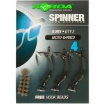 Korda Návazec Spinner Hook Section Kurv vel.6 Bez Protihrotu Barbless 3 ks – Zboží Mobilmania