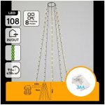 Aigostar B.V. Aigostar - LED Venkovní vánoční řetěz 108xLED/8 funkcí 3xAA 1,8m IP44 teplá bílá B103033X6 – Hledejceny.cz